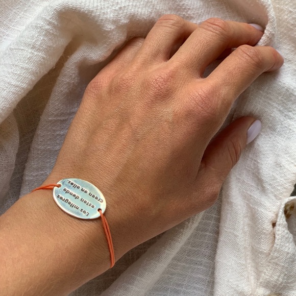 🔥Sterling silver🔥”Los milagros estan donde...” - Picture 4 of 6